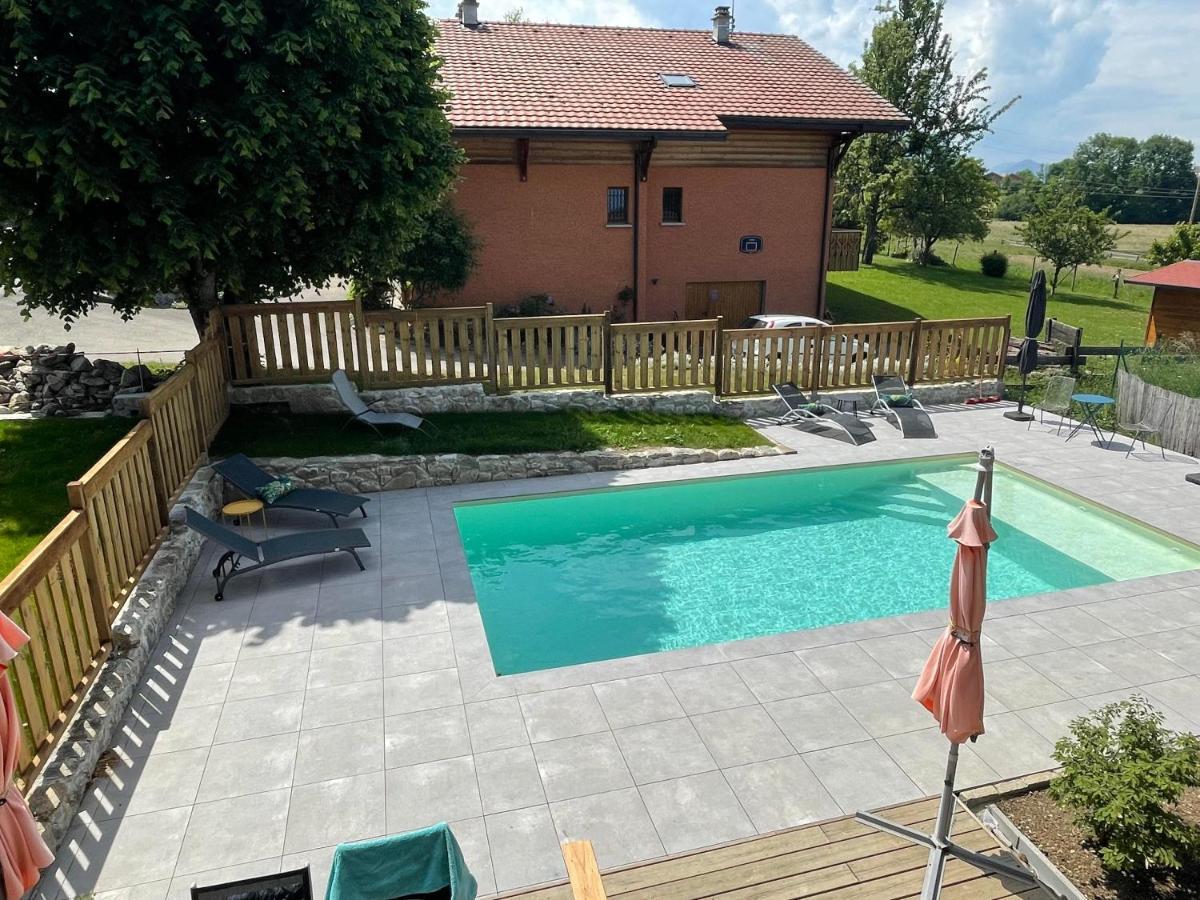 Maison D'Hotes Des Bassins D'Oche Saint-Paul-en-Chablais Luaran gambar