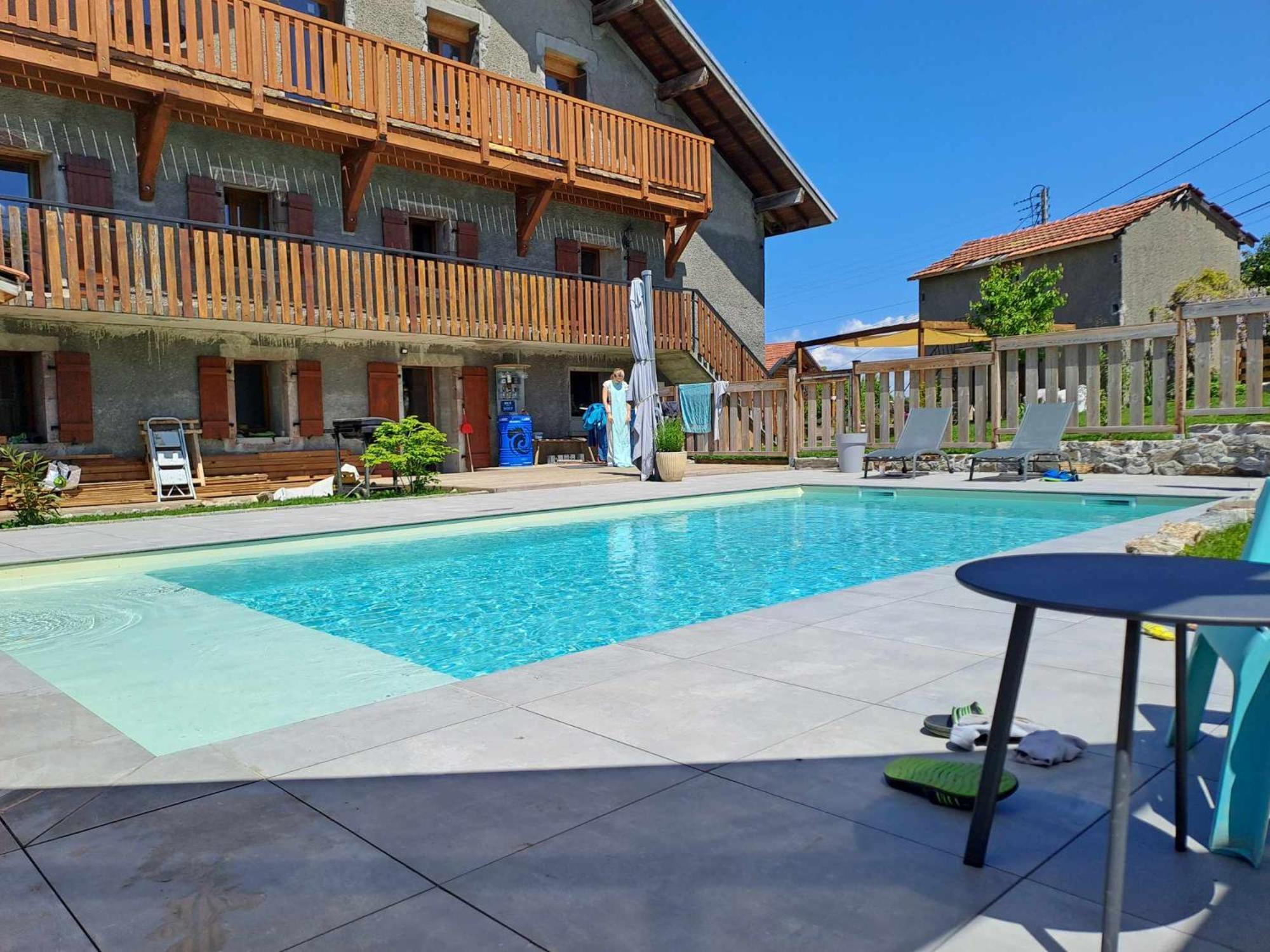 Maison D'Hotes Des Bassins D'Oche Saint-Paul-en-Chablais Luaran gambar